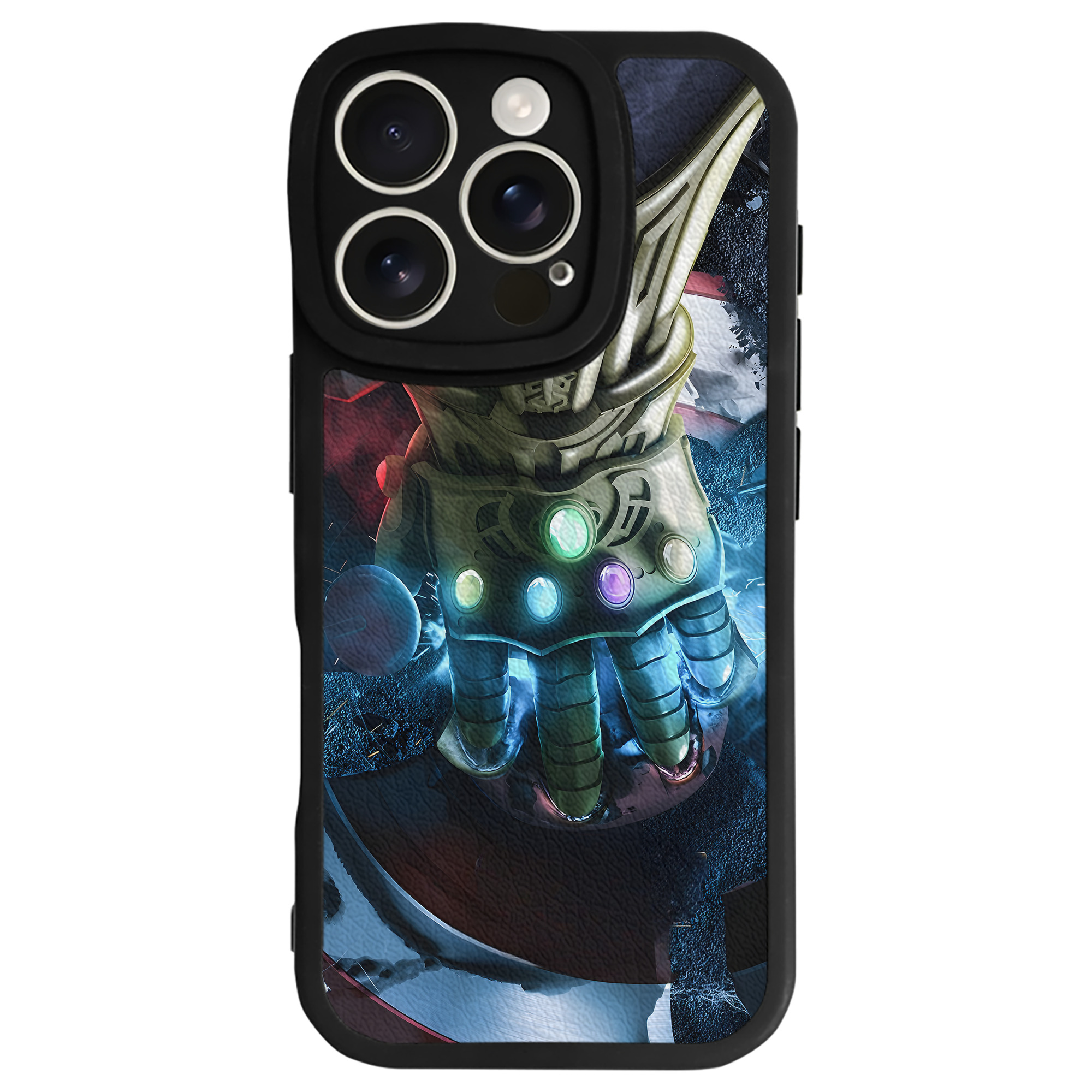 （画像用） アベンジャーズ The Avengers 【iPhone 16シリーズ対応】シリコンスマホケース（レザー調） 材質：シリコン
